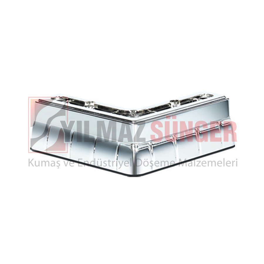 Bella chrome 14x14x4.5 cm