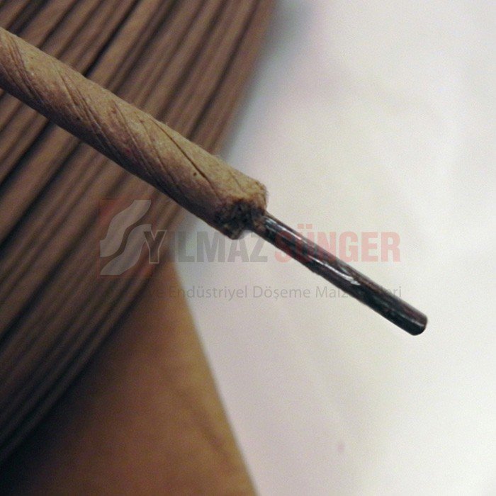 Paper covered straightened wire 3,8 mm