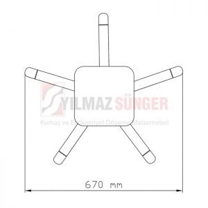 Swivel seat star mechanism 3