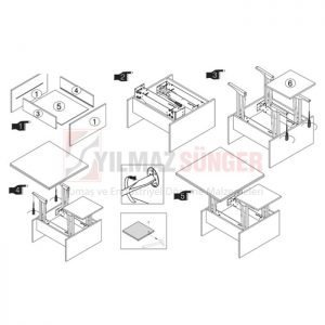 Big coffee table mechanism pro 2