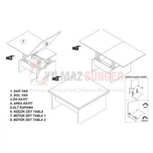 Big coffee table mechanism pro 3