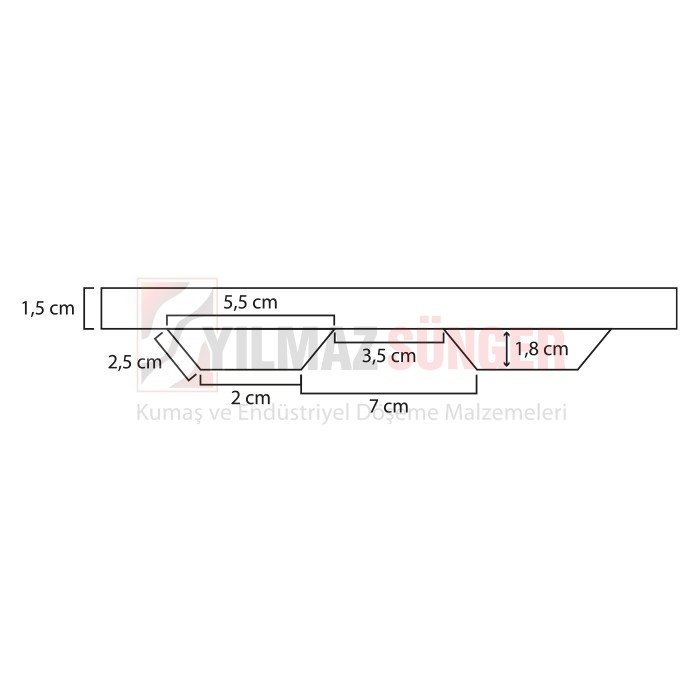 Plastic zigzag spring clip 4870-090 3