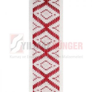 Mattress edge tape rug red