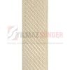 Mattress edge tape herringbone cream 1