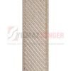 Mattress edge tape herringbone beige 1