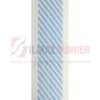 Mattress edge tape herringbone aqua 1