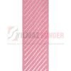 Mattress edge tape herringbone pink 1