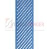 Mattress edge tape herringbone blue 1