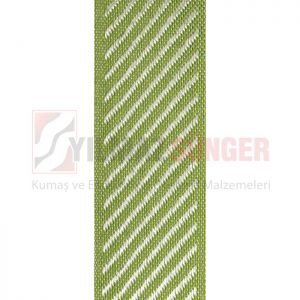 Mattress edge tape herringbone grass 1