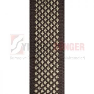 Mattress edge tape baklava brown-beige