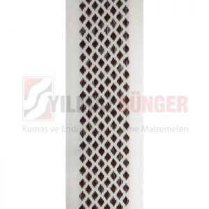 Mattress edge tape baklava white-brown