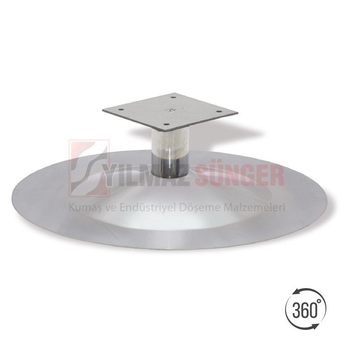 Metal Döner Koltuk Mekanizması (Krom) 60 cm YILMAZ SÜNGER